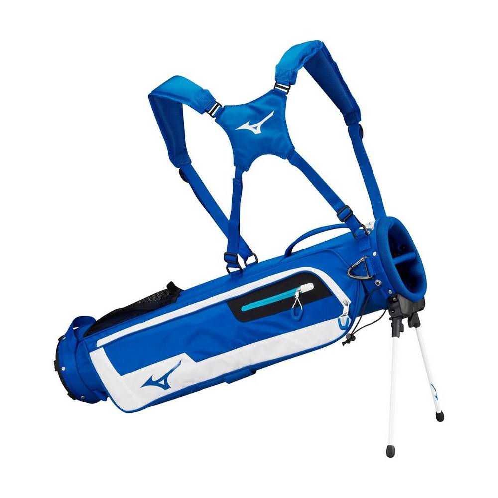 Damske Batoh Mizuno BR-D2 Carry Golf Modre/Biele Vypredaj KXEP71025